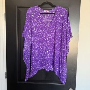Buddy Love Purple Star Print Tunic